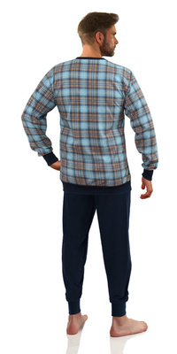 Piżama męska bawełniana długa