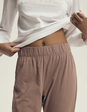 Damska piżama 43701 dark red