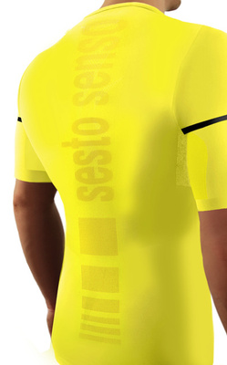 Żółta koszulka męska termoaktywna Dryarn Sesto Senso – komfort i wydajność przez cały dzień