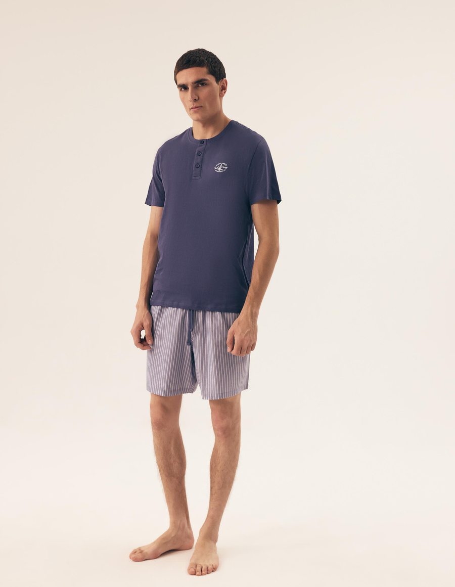 Piżama Męska Octave Bawełniana