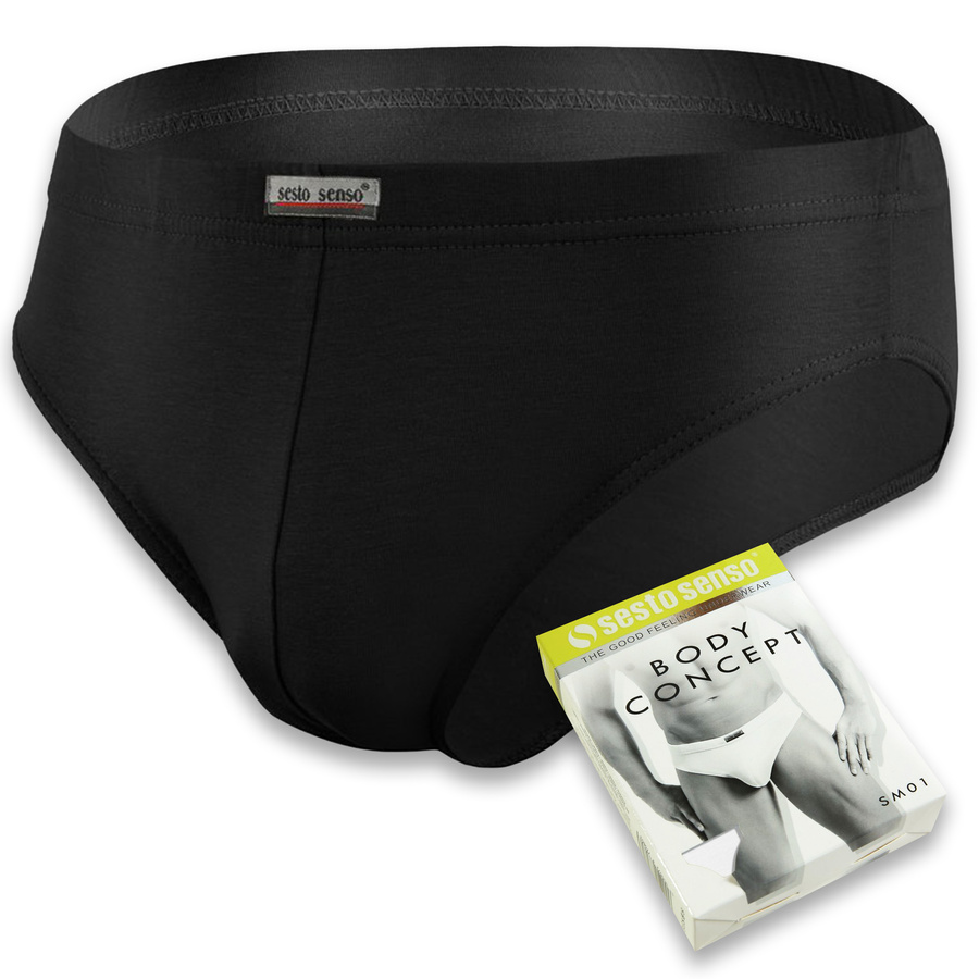 Antyalergiczne slipy męskie 3-pak 95% bawełna SM01 Sesto Senso – komfort i zdrowie