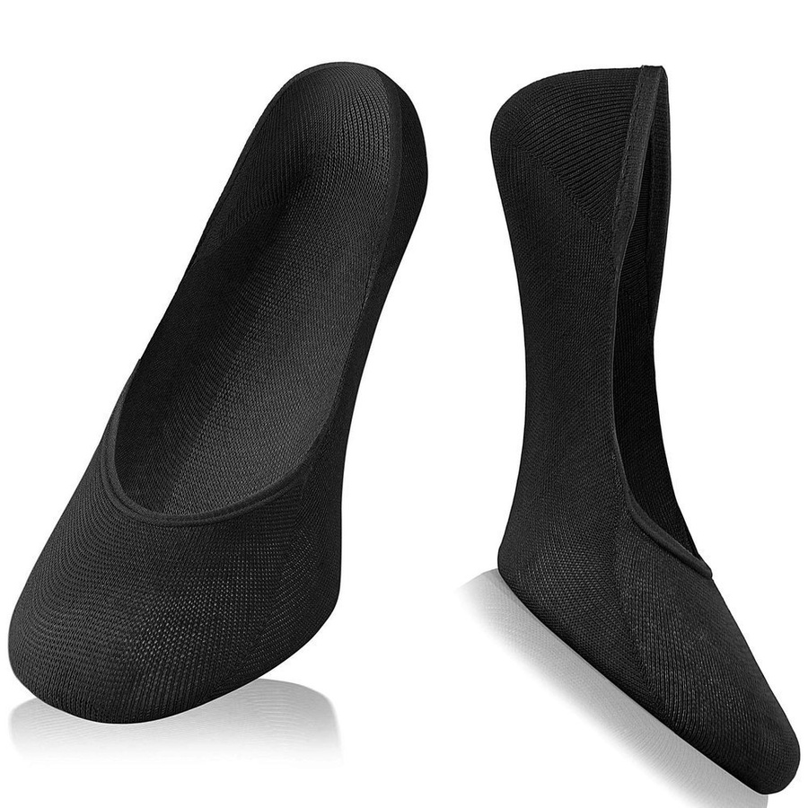 Czarne anatomiczne balerinki damskie 80% bawełna Sesto Senso – komfort przez cały dzień