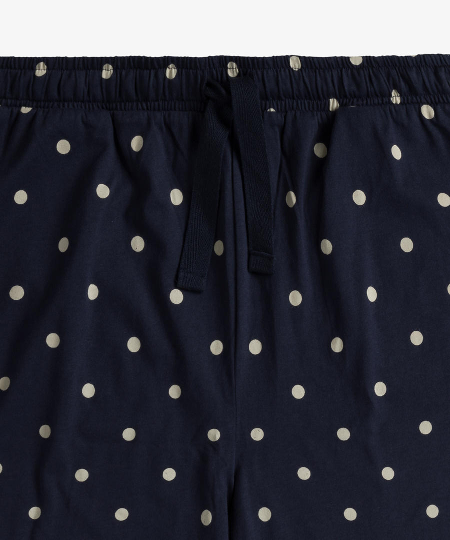 Piżama damska z krótkim rękawem 100% bawełna model NLP-471 Atlantic – komfort snu