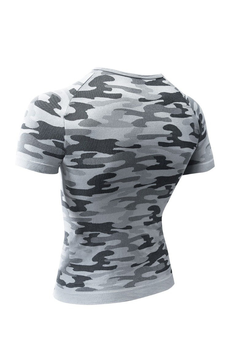 Koszulka Męska Termoaktywna Krótki Rękaw Moro