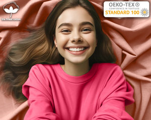 Różowe elastyczne prześcieradło z gumką frotte 100% bawełna Sesto Senso – komfortowy sen