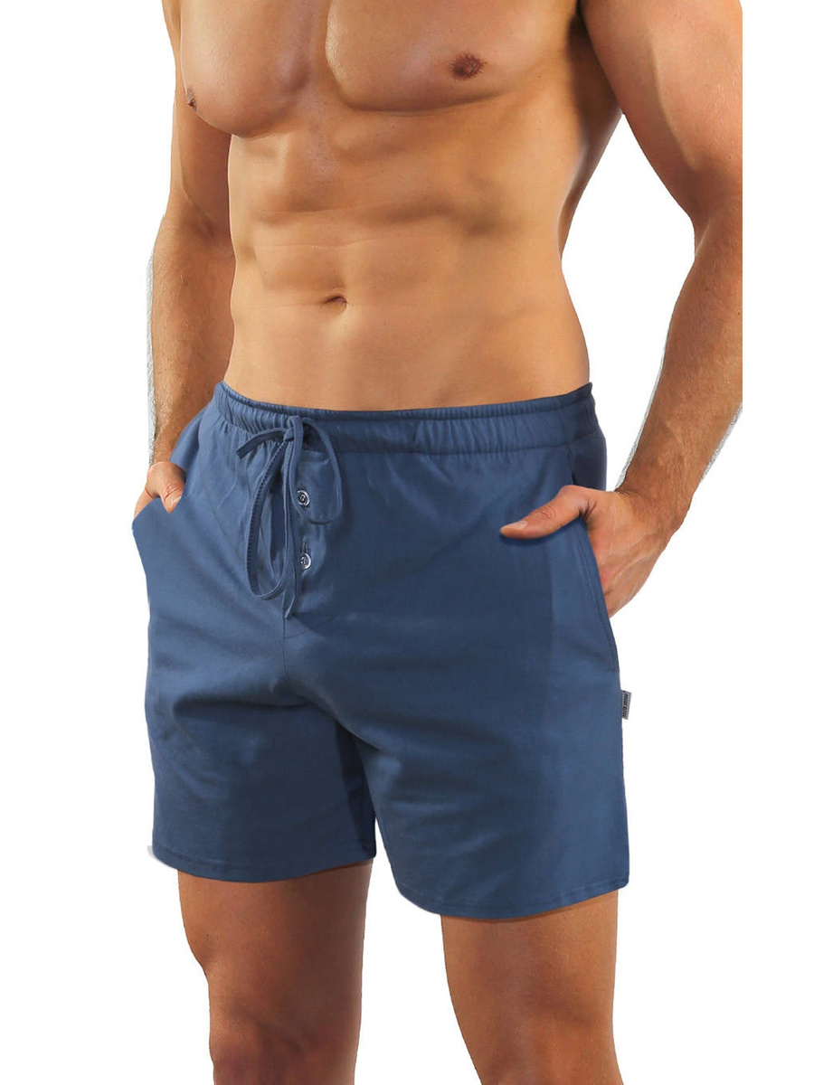 Piżama Męska Krótki Rękaw Krótkie Spodenki