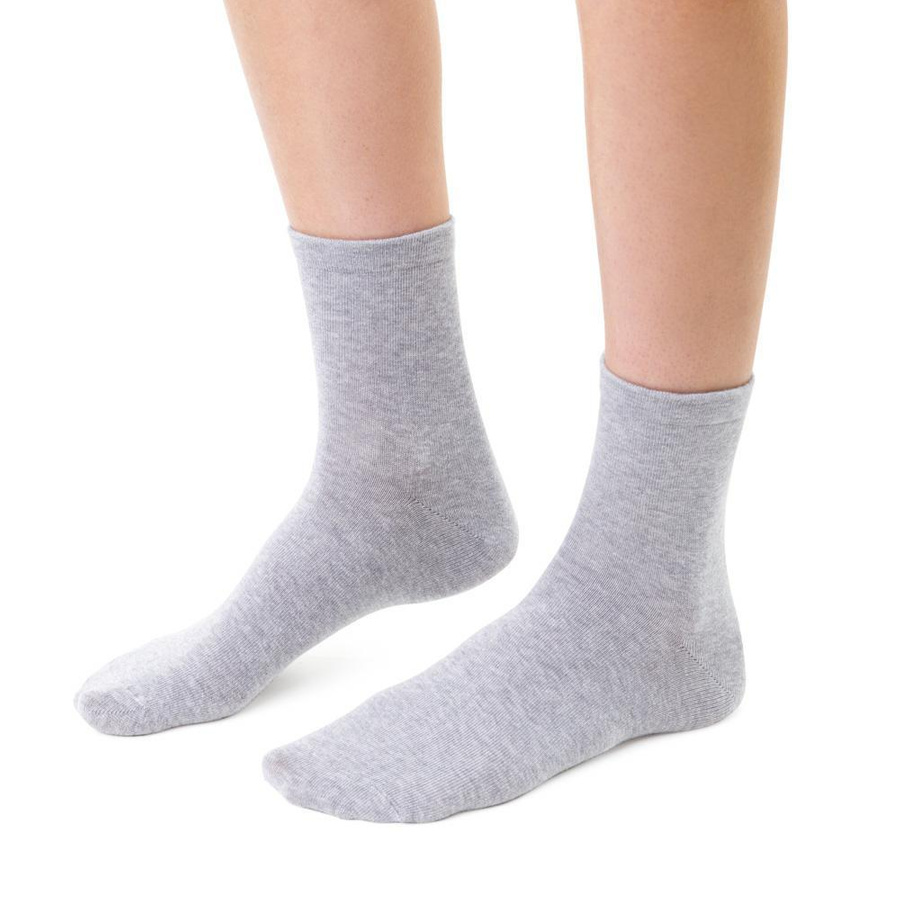 Skarpetki damskie Art. 037 melanż jasne szare Steven