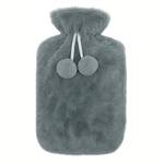 Mały Termofor na Wodę 0,5L w Pokrowcu Pluszowy Ogrzewacz Gumowy w Sweterku