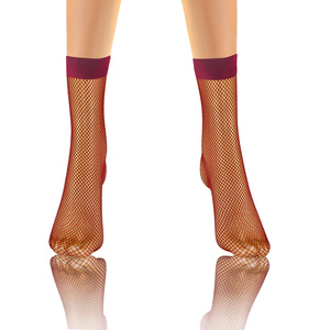 Czerwone bezuciskowe skarpetki damskie kabaretki Sesto Senso – elegancja i komfort