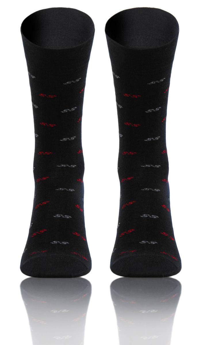 Eleganckie skarpety męskie garniturowe 90% bawełna Sesto Senso – komfort i styl na co dzień.