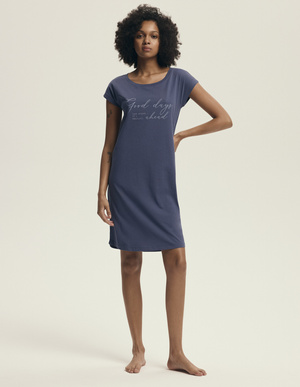 Koszula Nocna 43700 dark blue