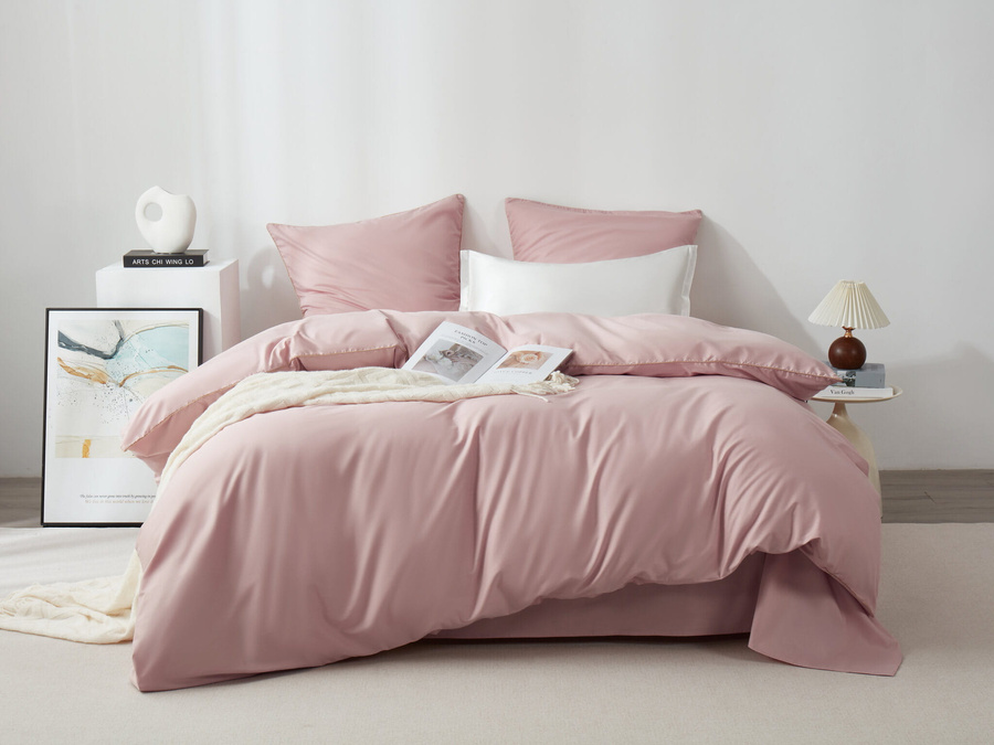 POŚCIEL SATYNA QUEEN PREMIUM PUDER