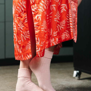 Skarpetki wełniane w prążki art. 093