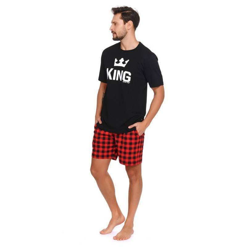 Męska Piżama King Bawełna