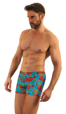 Kolorowe zabawne bokserki męskie 95% bawełna Funny 09 Sesto Senso – wyraź swój styl