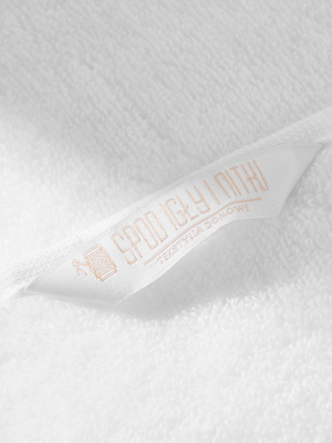 Biały ręcznik frotte 500 g/m² premium Spod Igły i Nitki – komfort domowego SPA