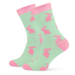 Skarpetki damskie Króliki