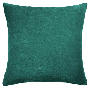 Zielona miękka mikrofibra poszewka 40x40 cm Solo Spod Igły i Nitki – upiększa wnętrze