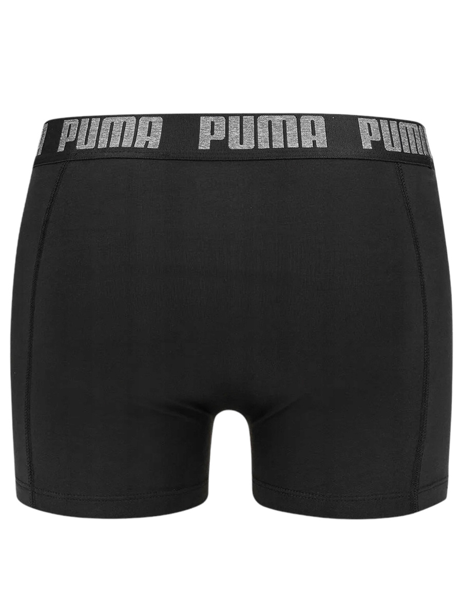 Bokserki Męskie 4 Pack Puma Comfort Stretch Czarne
