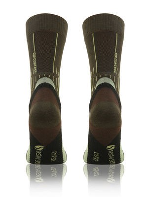 Kolorowe wzmocnione skarpety trekkingowe Trekking Basic Sesto Senso – komfort i ochrona