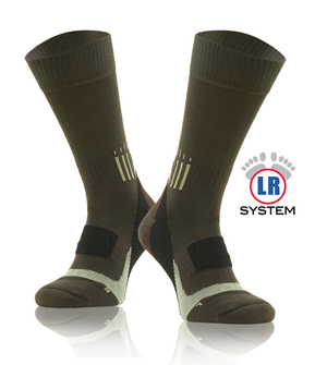 Kolorowe wzmocnione skarpety trekkingowe Trekking Basic Sesto Senso – komfort i ochrona