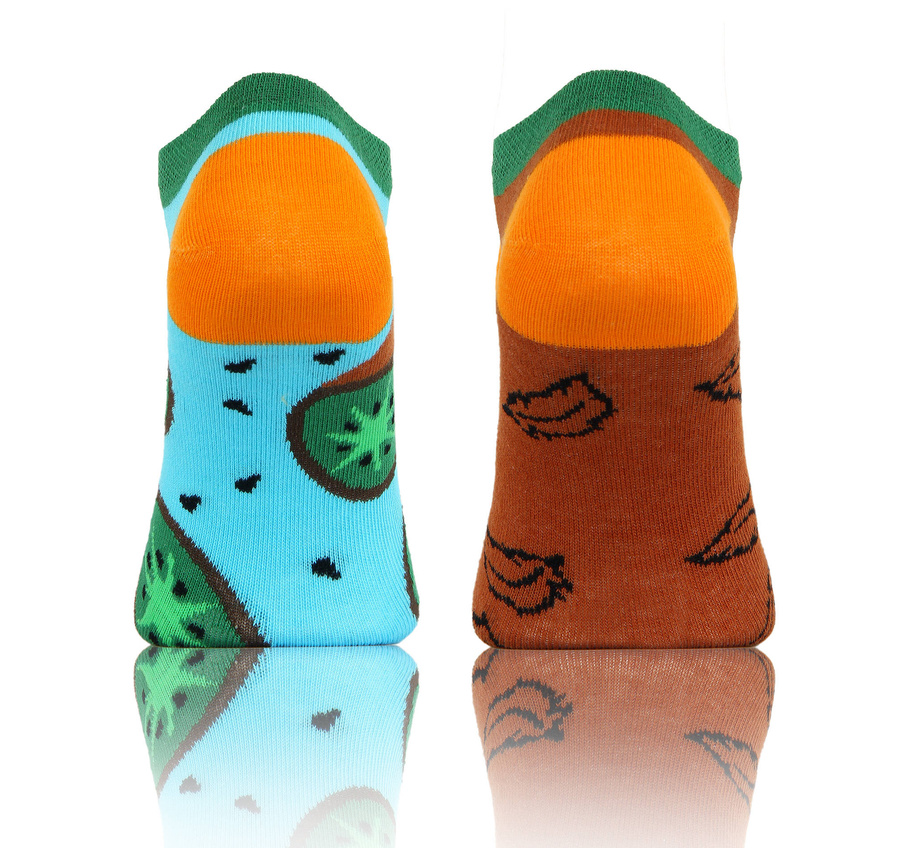 Kiwi skarpety stopki unisex 90% bawełna Finest Cotton Sesto Senso – styl i wygoda