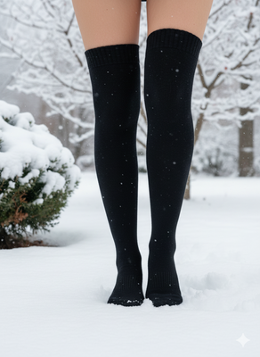 Ciepłe zakolanówki damskie frotte Sestimi Underwear – izolacja ciepła