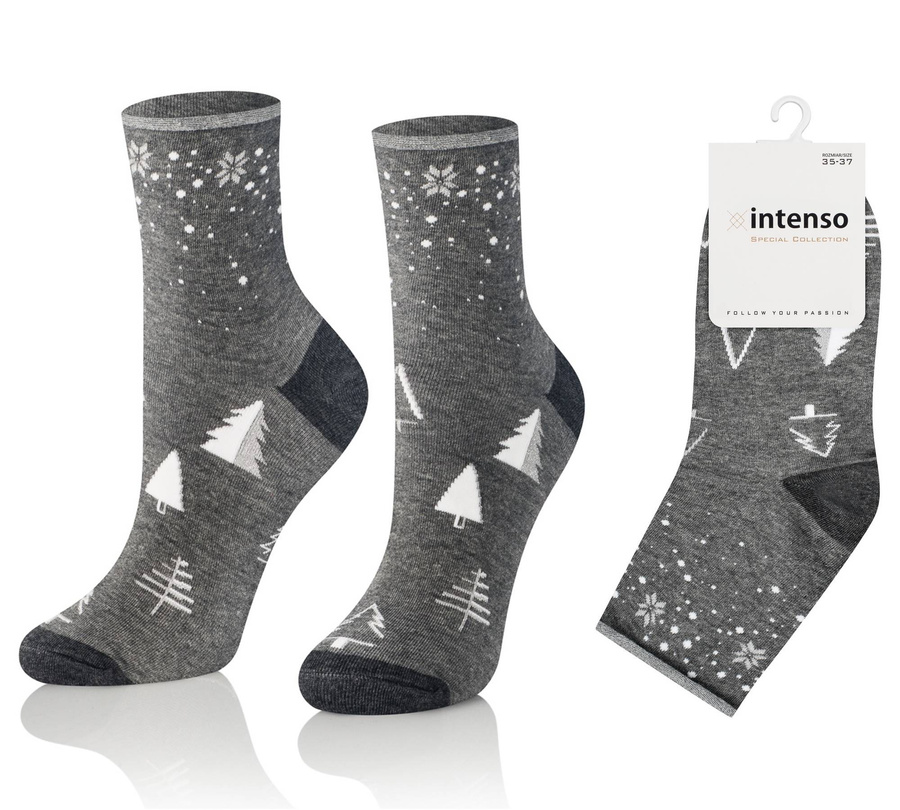 Skarpetki Świąteczne Damskie Intenso