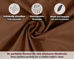 Brązowe elastyczne prześcieradło z gumką 80% bawełna Jersey Sesto Senso – komfort snu