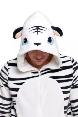 Piżama onesie zebra