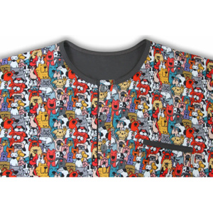 Koszula nocna męska ze szlafmycą 100% bawełna Sesto Senso – oryginalny styl i wygoda