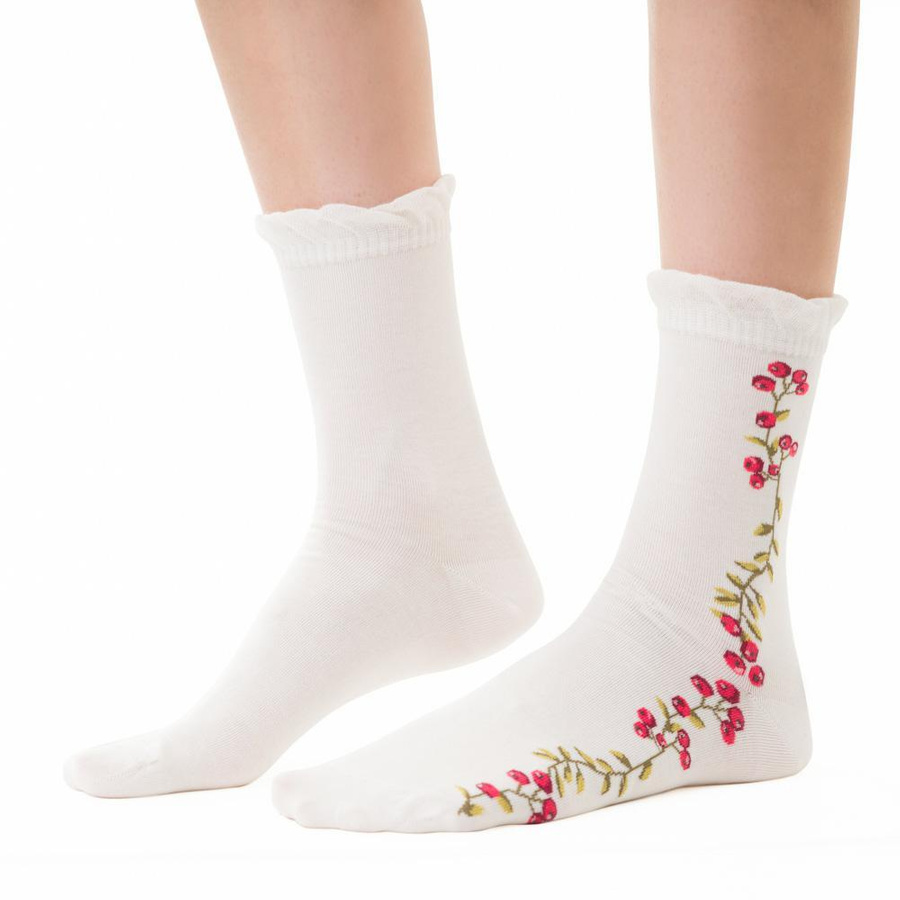 Skarpetki z falbanką