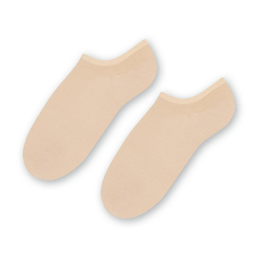 Niewidoczne mini stopki damskie/męskie art. 007 jasny beż Steven