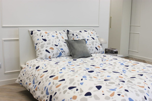 Biała pościel bawełniana damska 160x200 lastryko Spod Igły i Nitki – komfort snu.