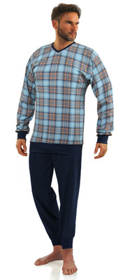 Piżama męska bawełniana długa