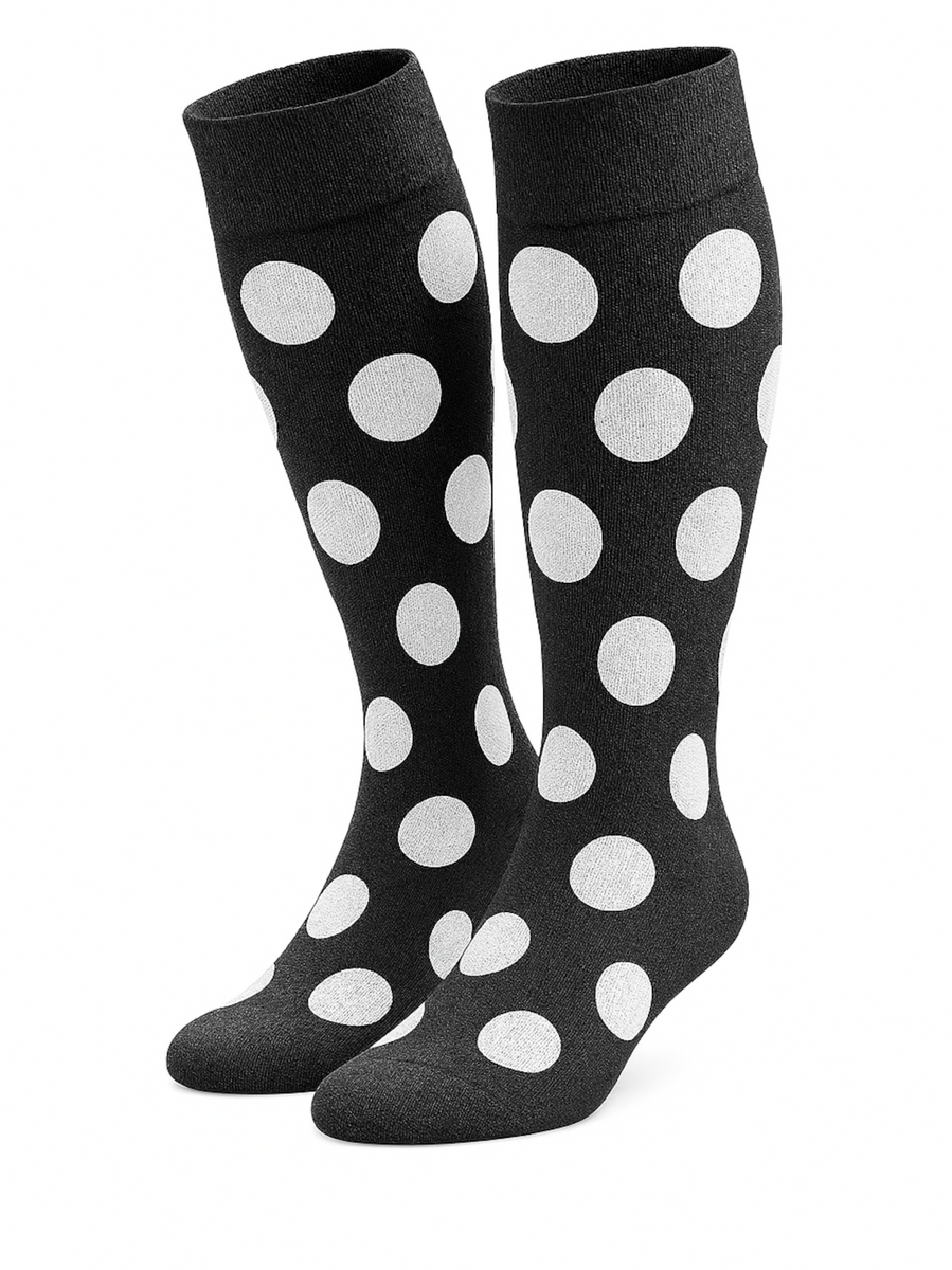 Podkolanówki damskie w grochy aPair