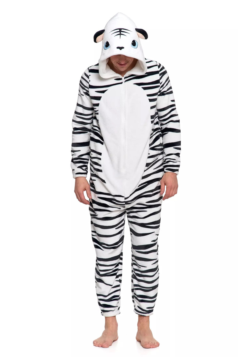 Piżama onesie zebra
