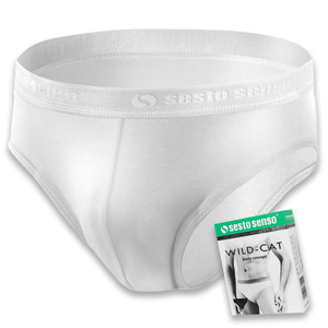 Slipy męskie z ozdobną gumą 3-pak 95% bawełna SM05 Sesto Senso – komfort i styl