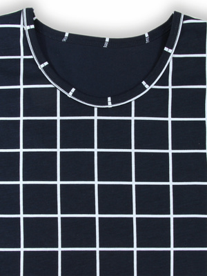 Piżama Męska Krótki Rękaw Krótkie Spodenki