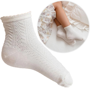 Skarpetki dziecięce ażurowe jodełka