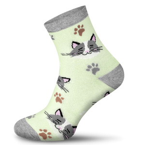 Skarpetki damskie nie do pary Kotki