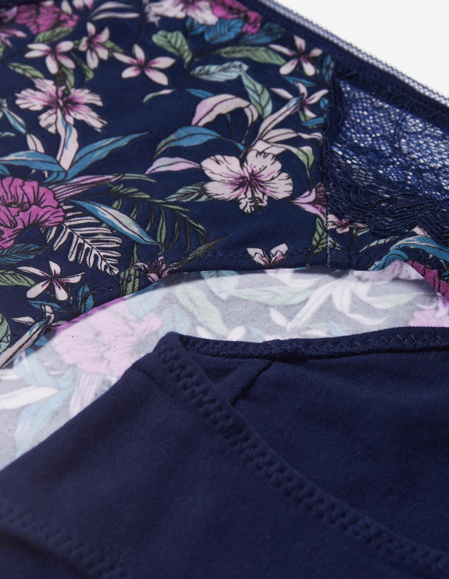 Majtki z wysokim stanem Hally 2-pak