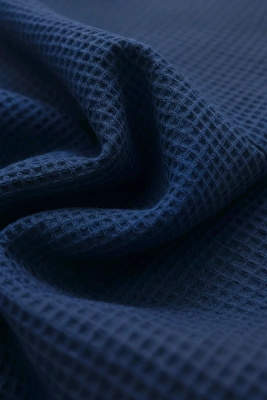 Szlafrok Unisex Wafel Granatowy