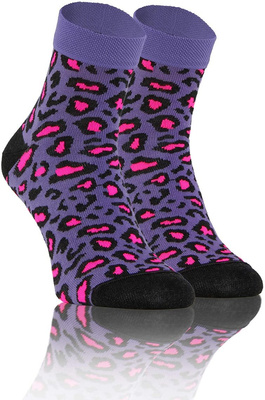 Kolorowe nieuciskające skarpety 3/4 unisex 90% bawełna Sesto Senso – idealne na prezent