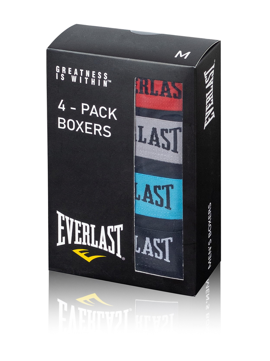 Bokserki Męskie Bawełniane Everlast 4 Pack