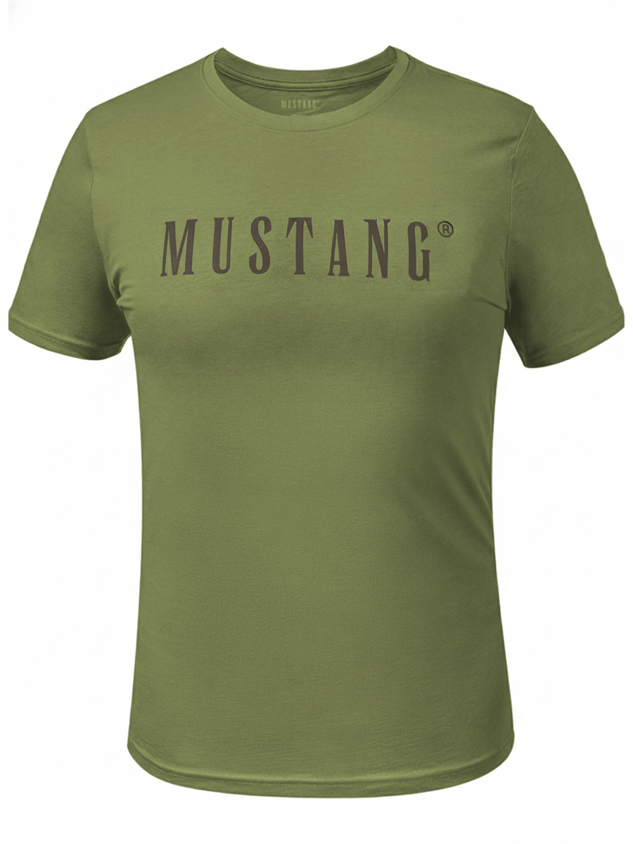 Koszulka Męska T-Shirt Mustang 4222 Oliwkowa