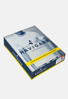 podkoszulek męski kr. rękaw dekolt-U wąs. ściągacz jersey 95% baw. 5% ela. 570-BIA-4/M