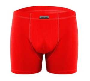 Czerwone bezuciskowe bokserki męskie 95% bawełna BM04 Sesto Senso – komfort i swoboda