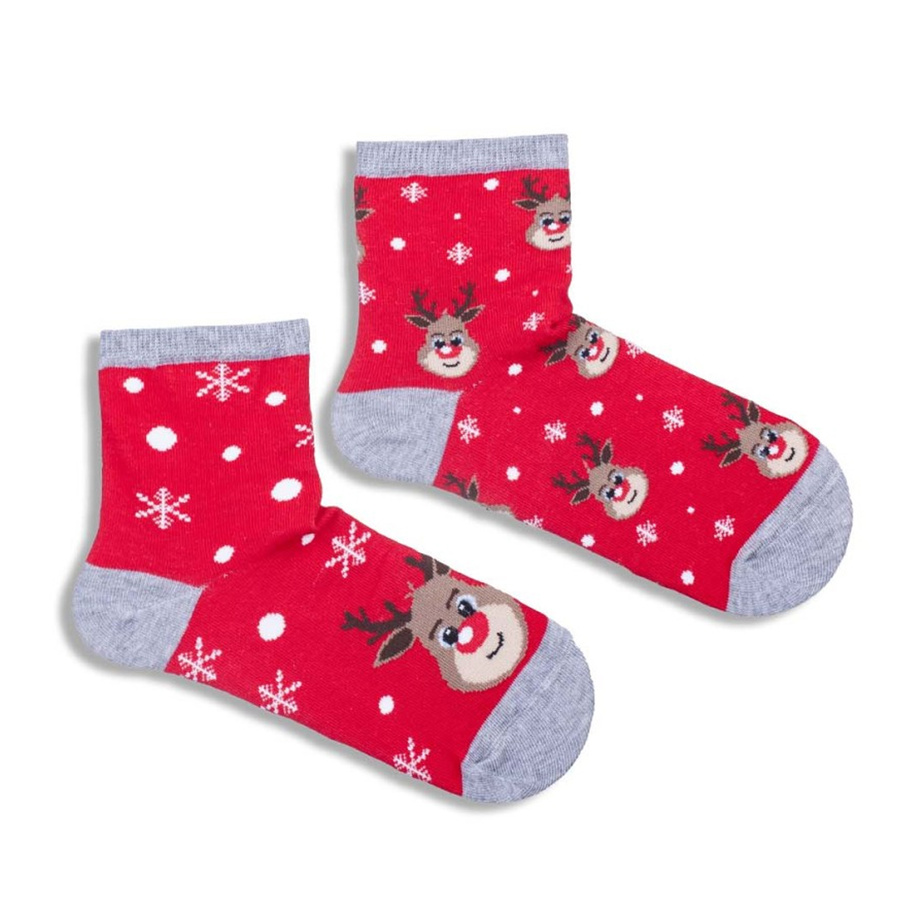 Skarpetki dziecięce świąteczne