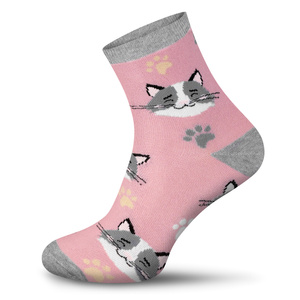 Skarpetki damskie nie do pary Kotki